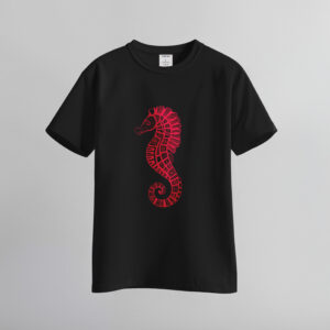 seahorse serenity unisex tee