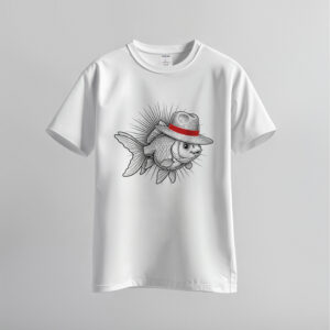dapper fish unisex tee